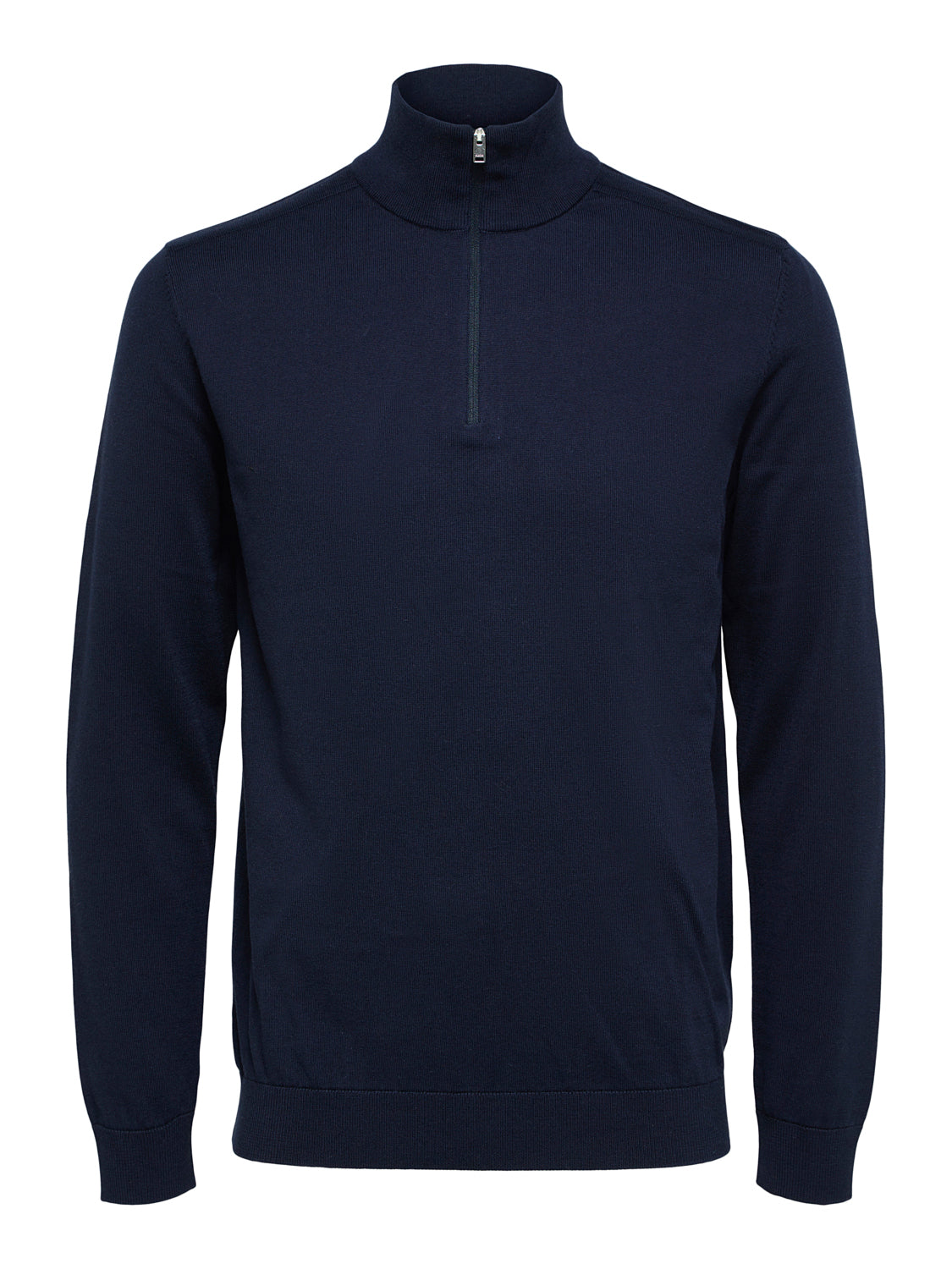 Berg Half Zip Genser - Blå/ Navy Blazer